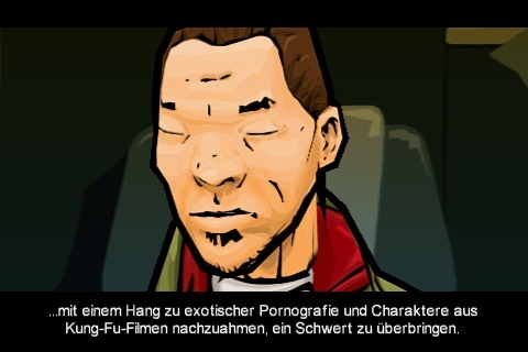 GTA auf dem iPhone Die Hintergrundgeschichte wird durch Comic-Standbilder erzählt