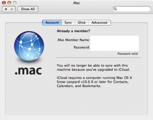 .Mac, MobileMe, iCloud: Der aktuelle Dienst für Mails, Kontakte, Kalender und mehr soll auch Snow-Leopard-Anwendern zur Verfügung gestellt werden