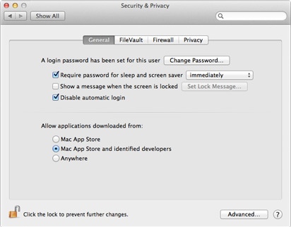 Gatekeeper, der „Torhüter“: Ob nur Apps aus dem Mac App Store, Apps aus dem Store und Anwendungen von registrierten Entwicklern oder alle Programme. Apple überlässt dem Anwender die Qual der Wahl