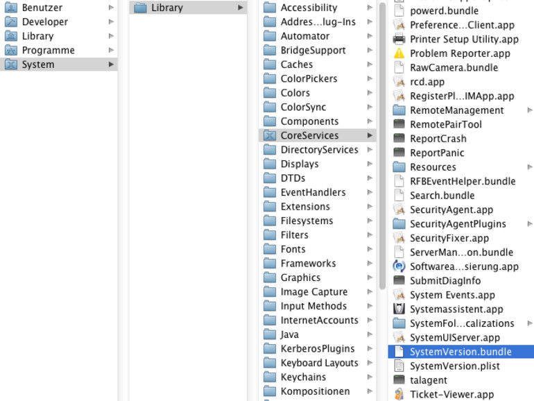 éditeur de plist mac lion installer