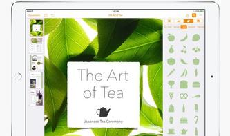 Pages, Numbers und Keynote erhalten Shapes, Kommentar- und Ersetzen-Funktion