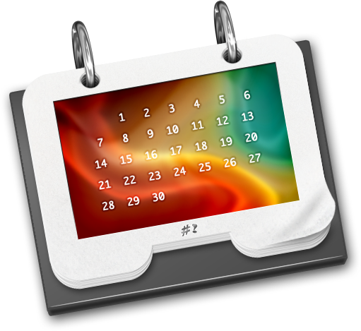 Active desktop calendar. Active desktop calendar