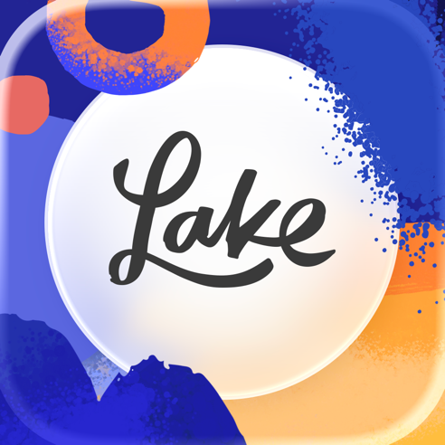 ‎Lake: Ausmalen für Erwachsene