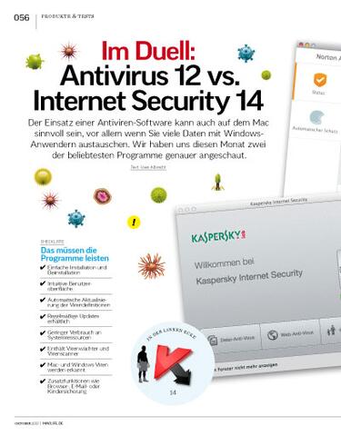 Im Duell: Antivirus 12 vs. Internet Security 14 | Mac Life
