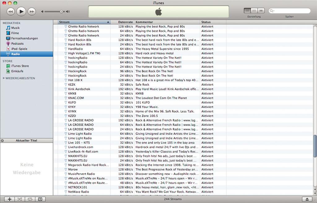 Alles über am Mac Radiolisten in iTunes Mac Life