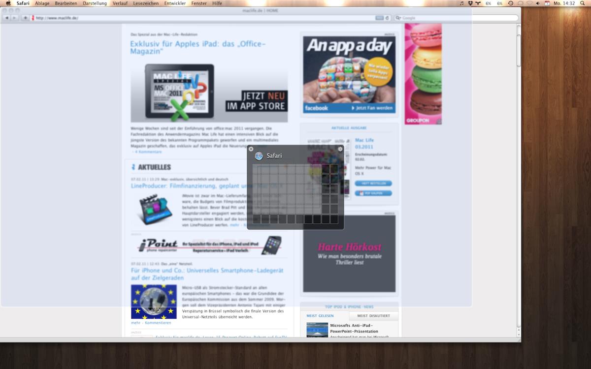 Im Test Divvy, MacFenster einfacher als unter Windows 7