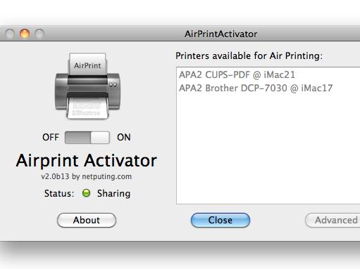 Airprint Activator For Mac