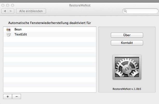 RestoreMeNot RestoreMeNot