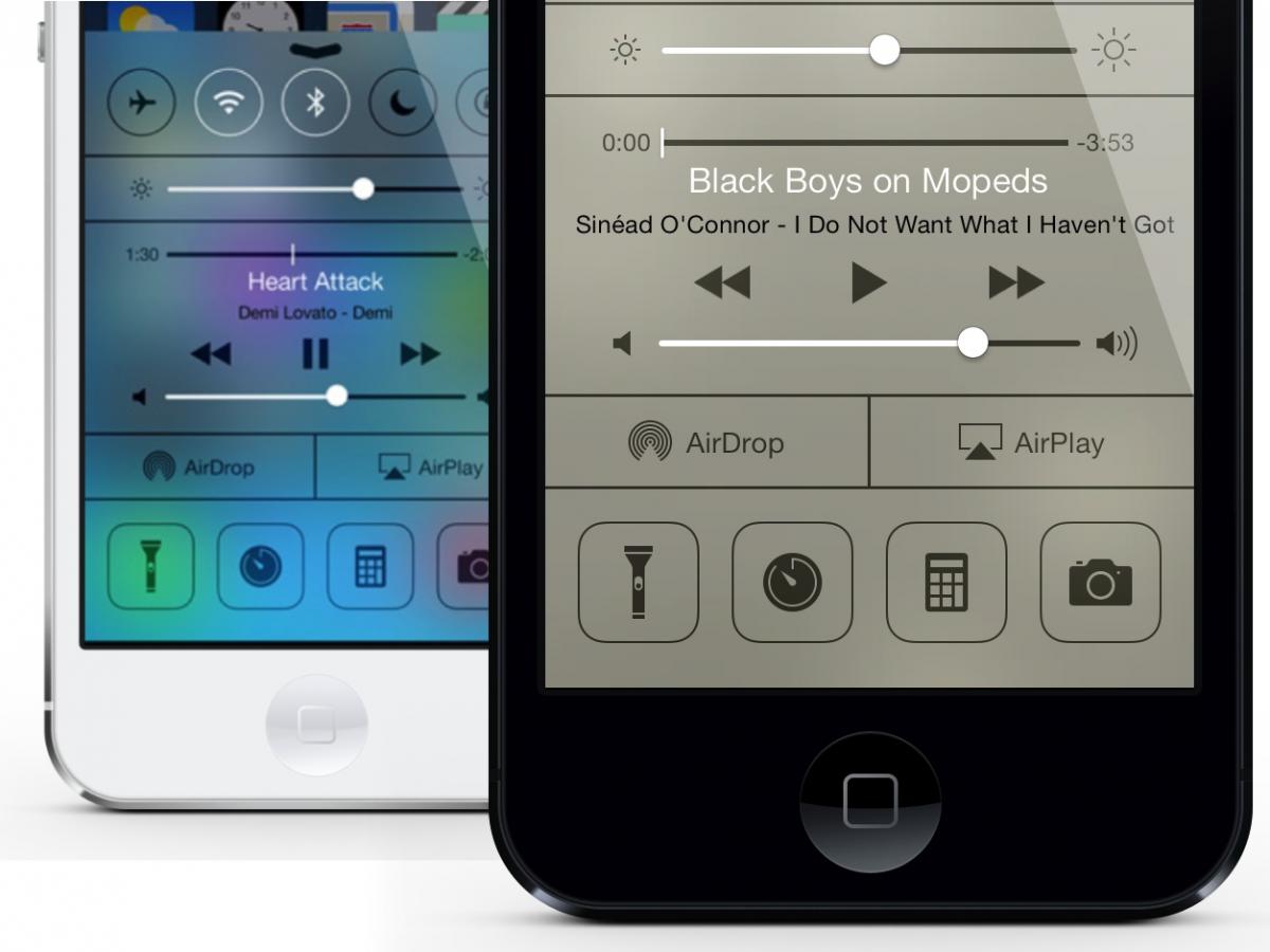 ios 7 das neue kontrollzentrum