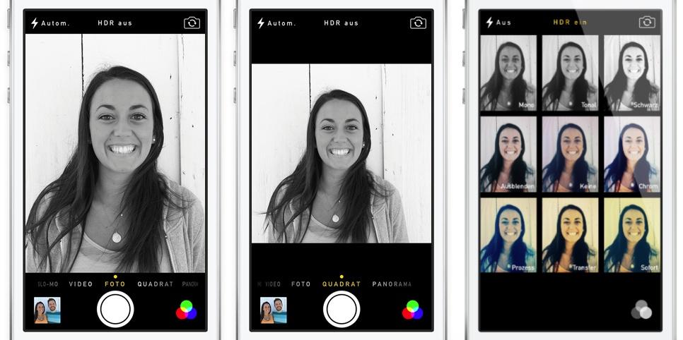 iOS 7: Live-Filter in der Kamera-App verwenden | Mac Life
