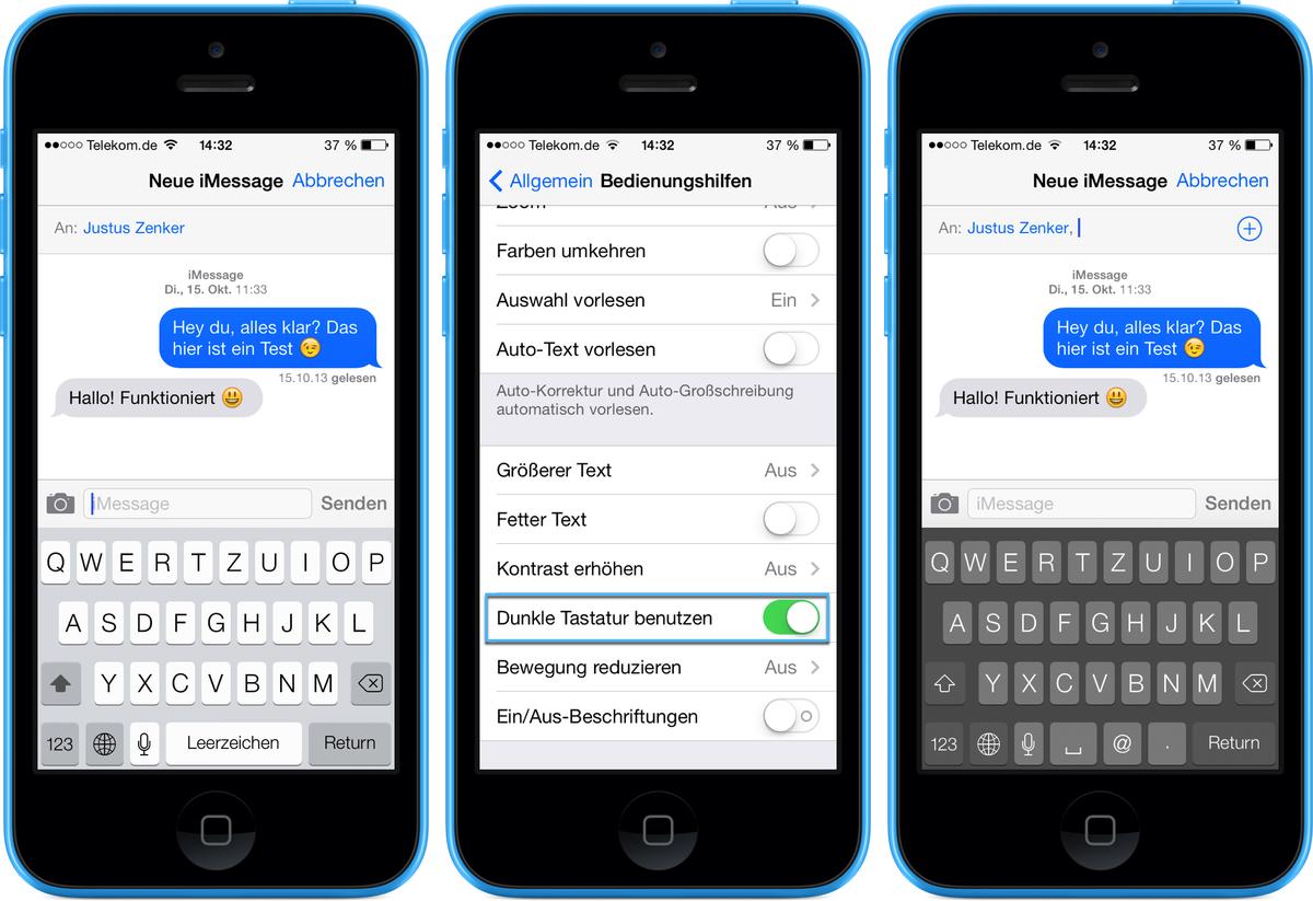 Dunkle Tastatur Neue Icons Und Mehr Das Ist Neu In Ios 7 1 Mac Life
