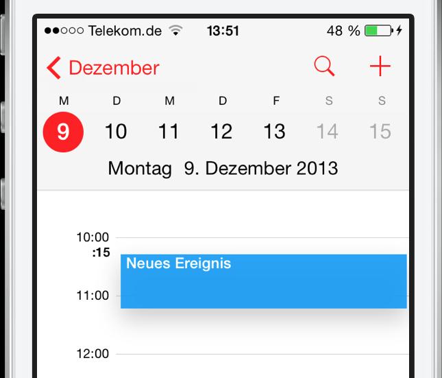 Ios 7 Gemeinsamer Kalender 
