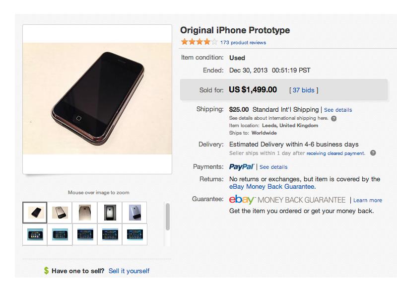 iPhone-Prototyp auf eBay zum Bestpreis versteigert | Mac Life