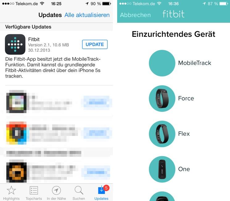 Fitbit App verwandelt iPhone 5s in Fitnesstracker Mac Life