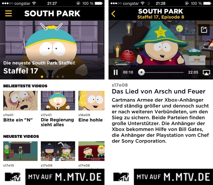 South Park auf iPhone und iPad Offizielle App streamt alle Folgen kostenlos Mac Life