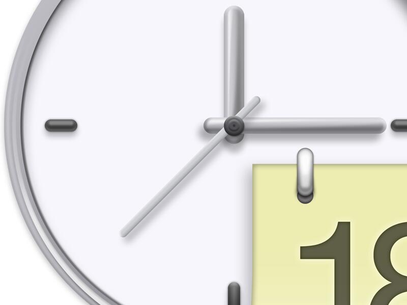 Clock With Uhr Sekundenanzeige Clock With Zeit Uhr Sekunden Uhr In