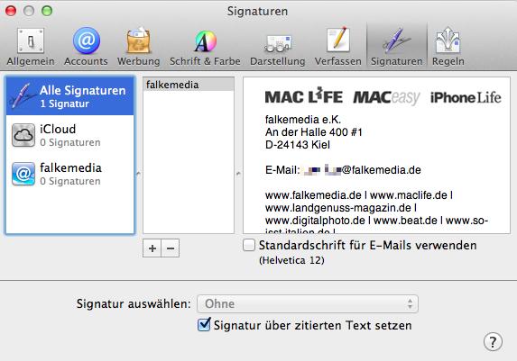 Mail App Vom Schlauen Umgang Mit Signaturen Mac Life