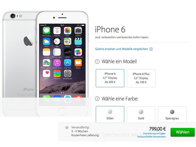Iphone 6 Besteller Erhalten Versandbestatigung Lieferzeit Fur Neubestellungen Mac Life