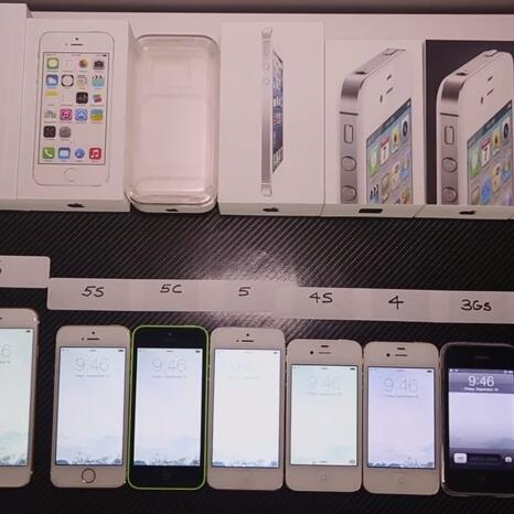 alle iPhone Generationen iPhone 6