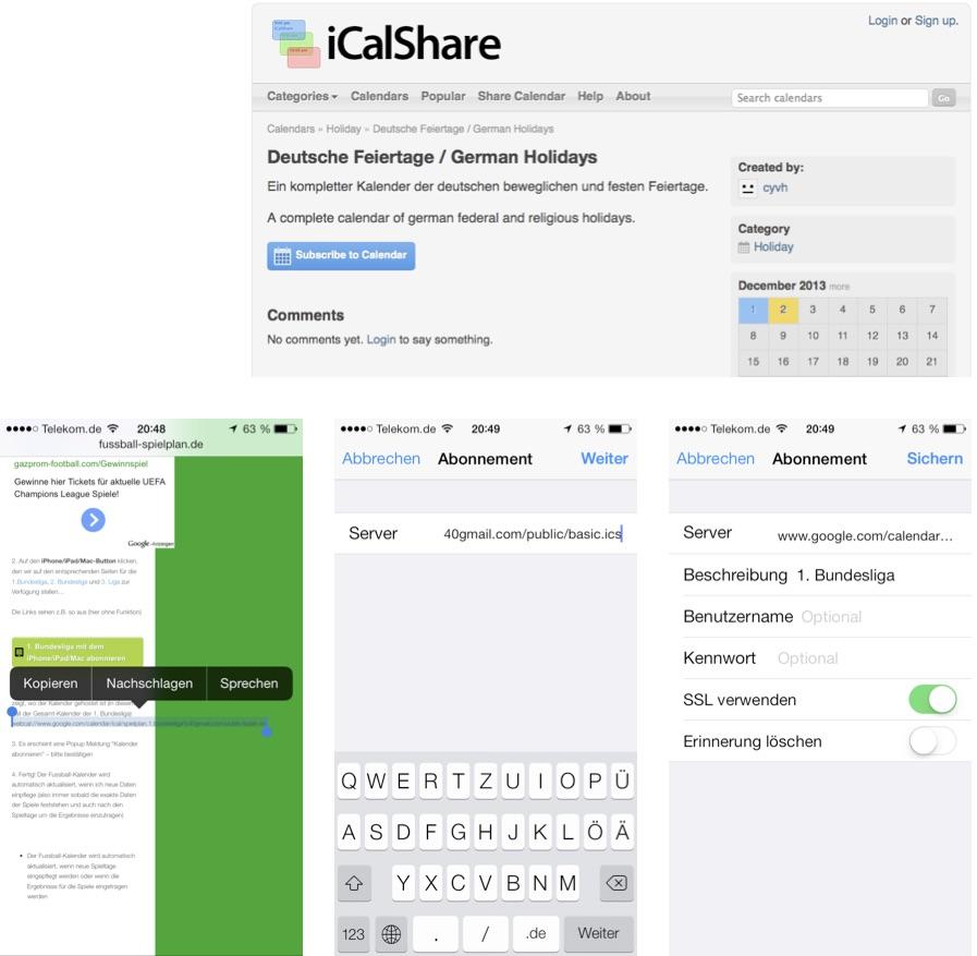 Verwenden Mehrerer Kalender Auf Dem Iphone Apple Support