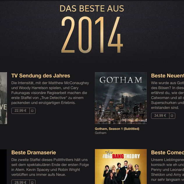 Besten Thriller 2014