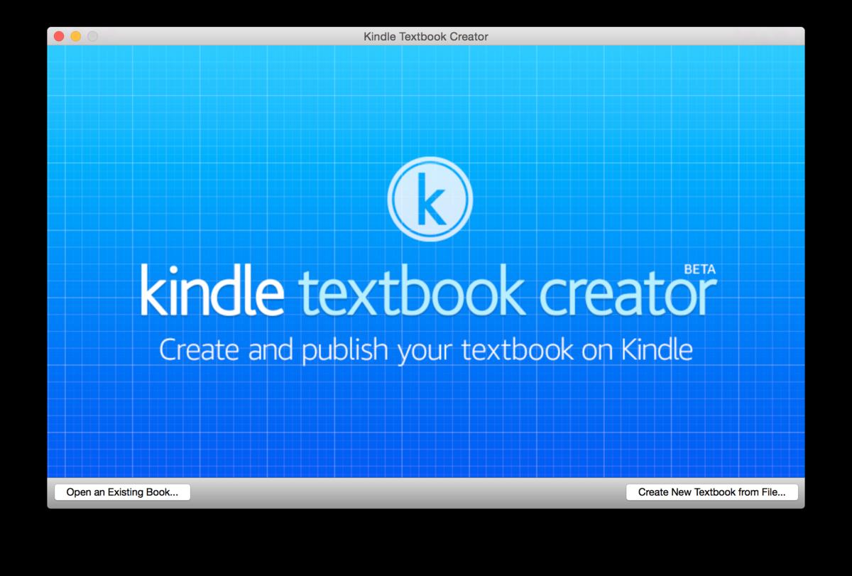kindle textbook creator software
