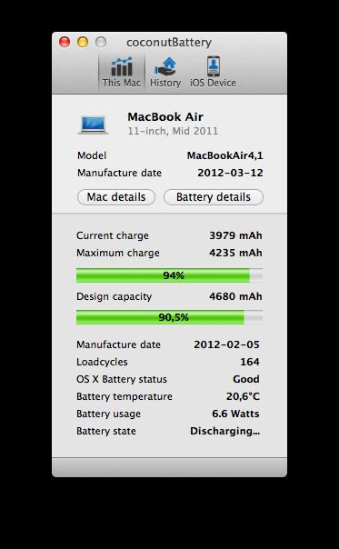 Coconutbattery Im Test Kostenlose App Pruft Nun Auch Akku Von Iphone Und Ipad Mac Life