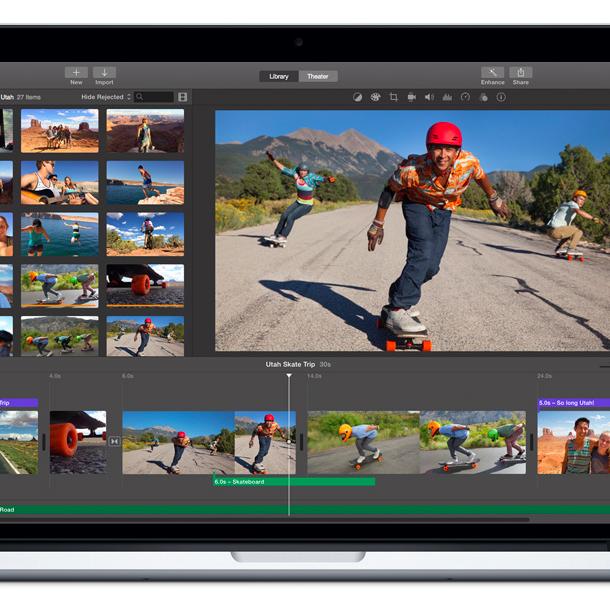 Как в imovie добавить картинку на картинку