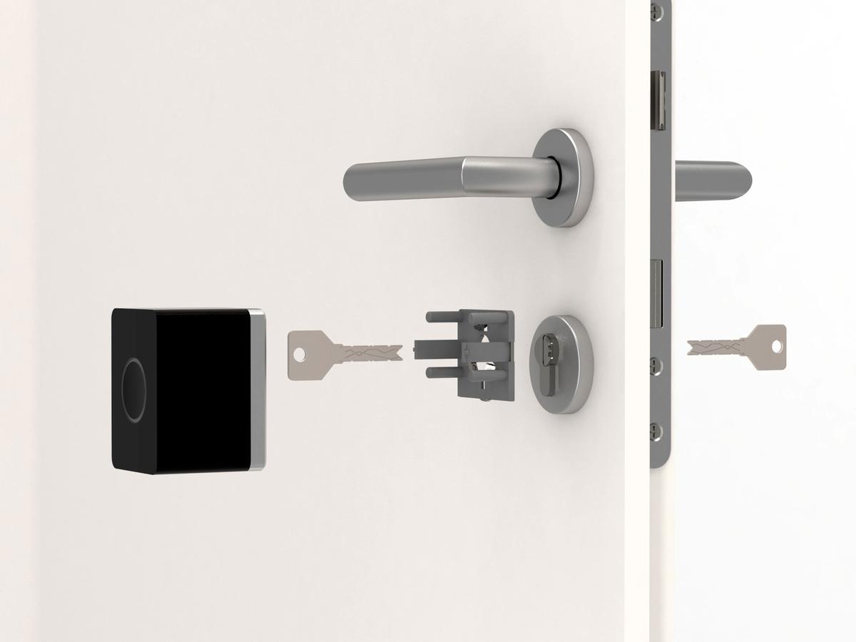 Noki Smartes Turschloss Via Iphone Und App Offnen Und Schliessen Das Ausgeklugelte Sicherheits System Nimmt Jeden Zweifel Mac Life