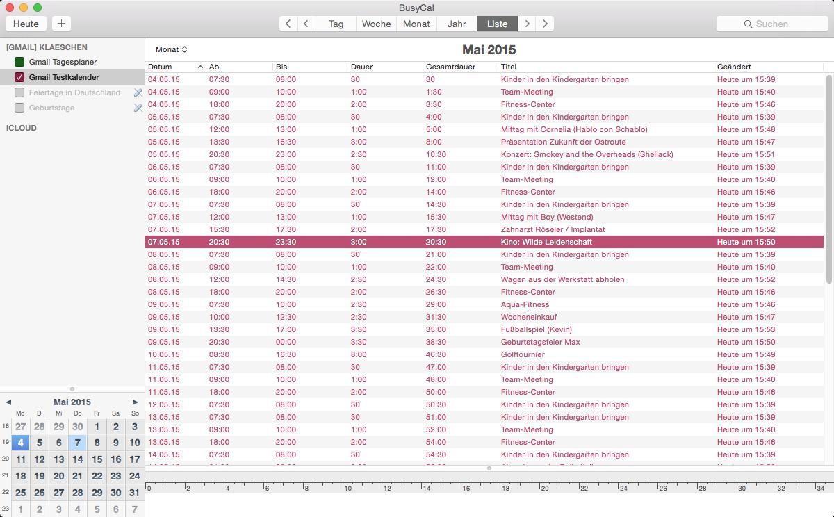 Die besten Kalender-Alternativen für den Mac: Kalender-Tuning und 