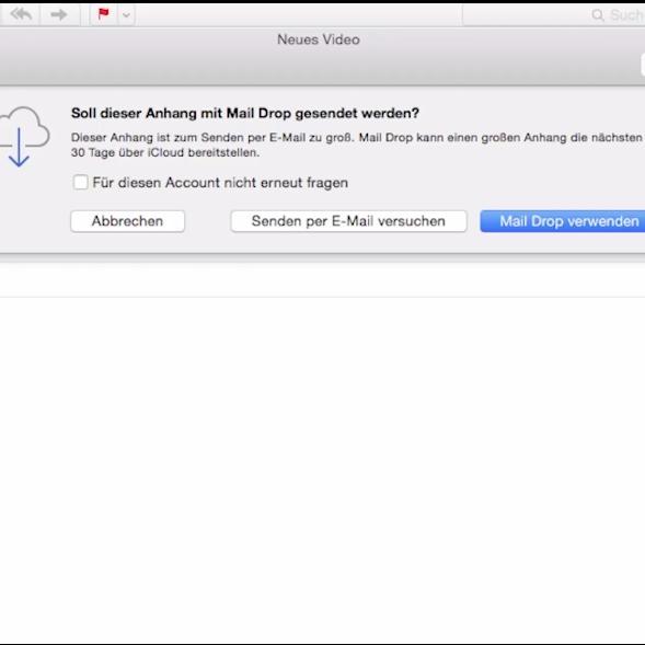 Os X 10 10 Yosemite Video Tipp Riesige E Mail Anhange Via Mail Drop Und Icloud Verschicken So Geht S Mac Life