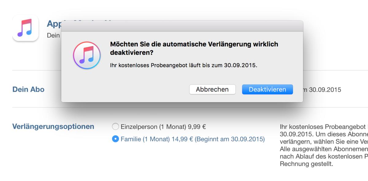 Apple Music So Beenden Sie Ihr Abo Mit Ende Der Probezeit Mac Life