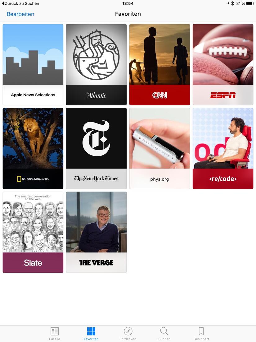 So startet Apples nagelneue NewsApp auf deutschen iOS9Geräten Mac Life