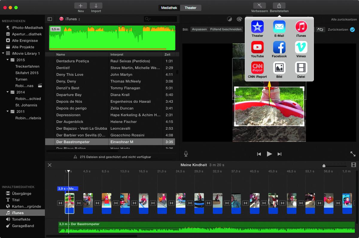 Imovie Film Kann Nicht Abgespielt Werden Videoschnitt in iMovie: Die 3 wichtigsten Schritte zum perfekten Film