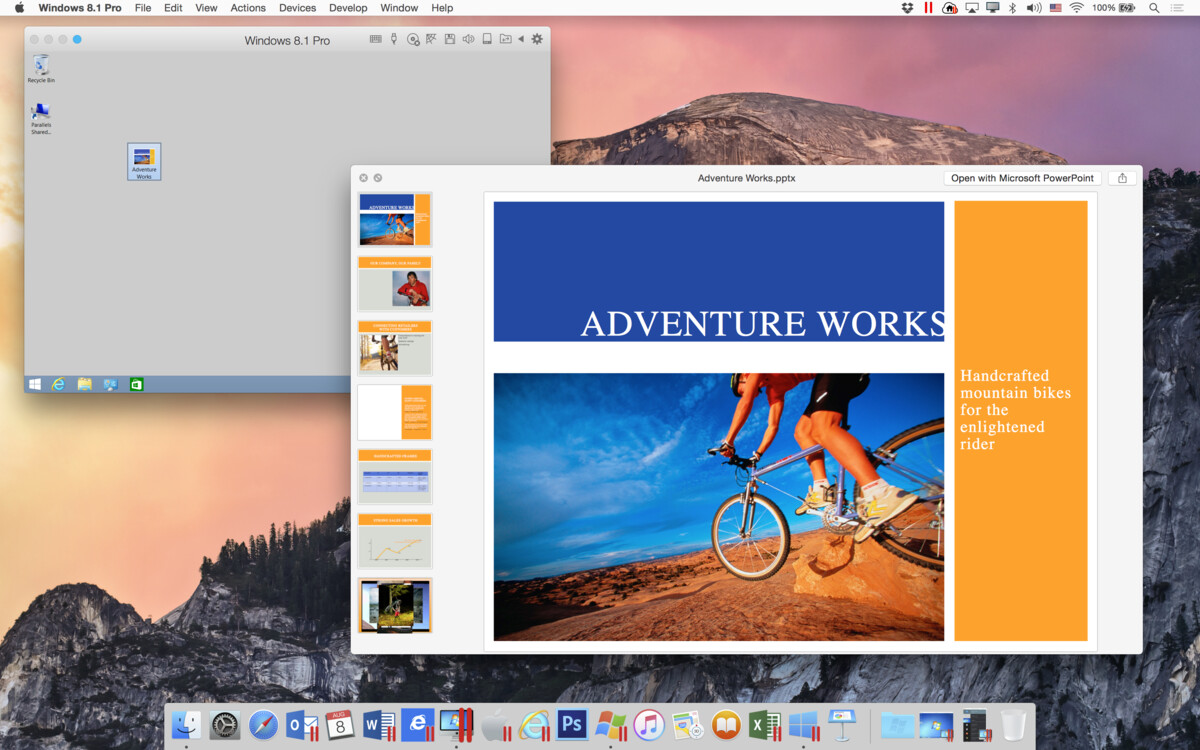 Parallels Desktop 11 für Mac verfügbar Windows 10 unter OS X El