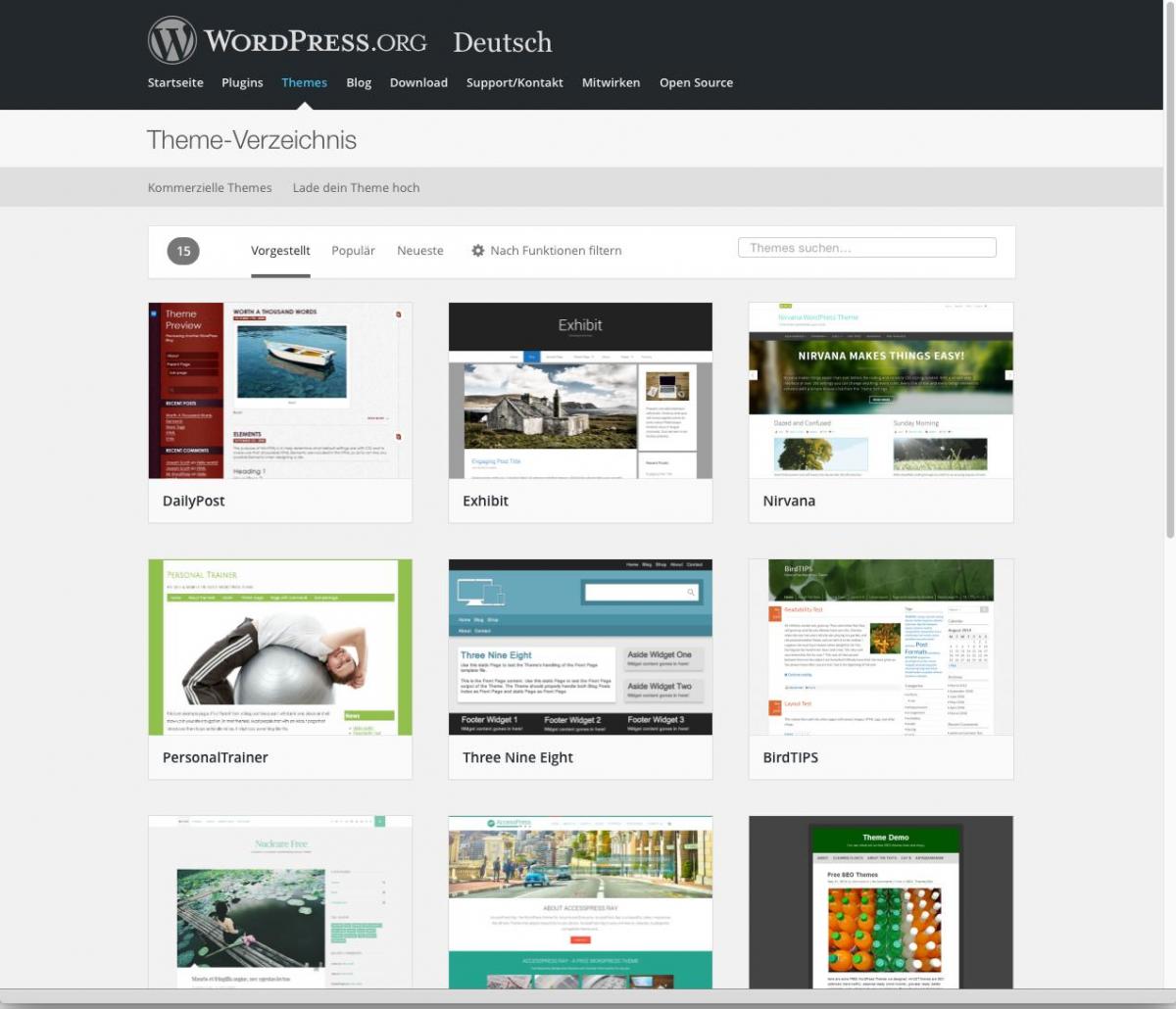Wordpress Vorlagen und Layouts nutzen Mac Life