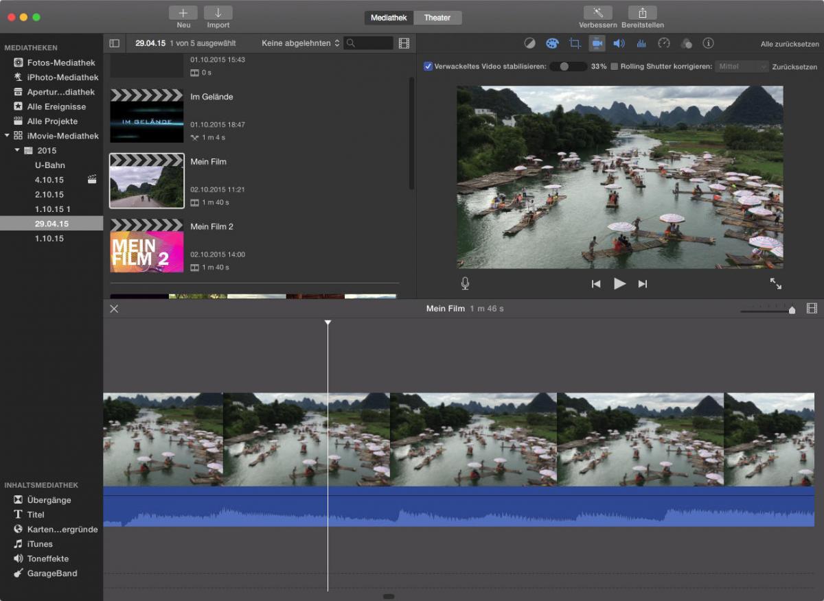 4k Videos Am Mac Mit Imovie Verbessern Mac Life