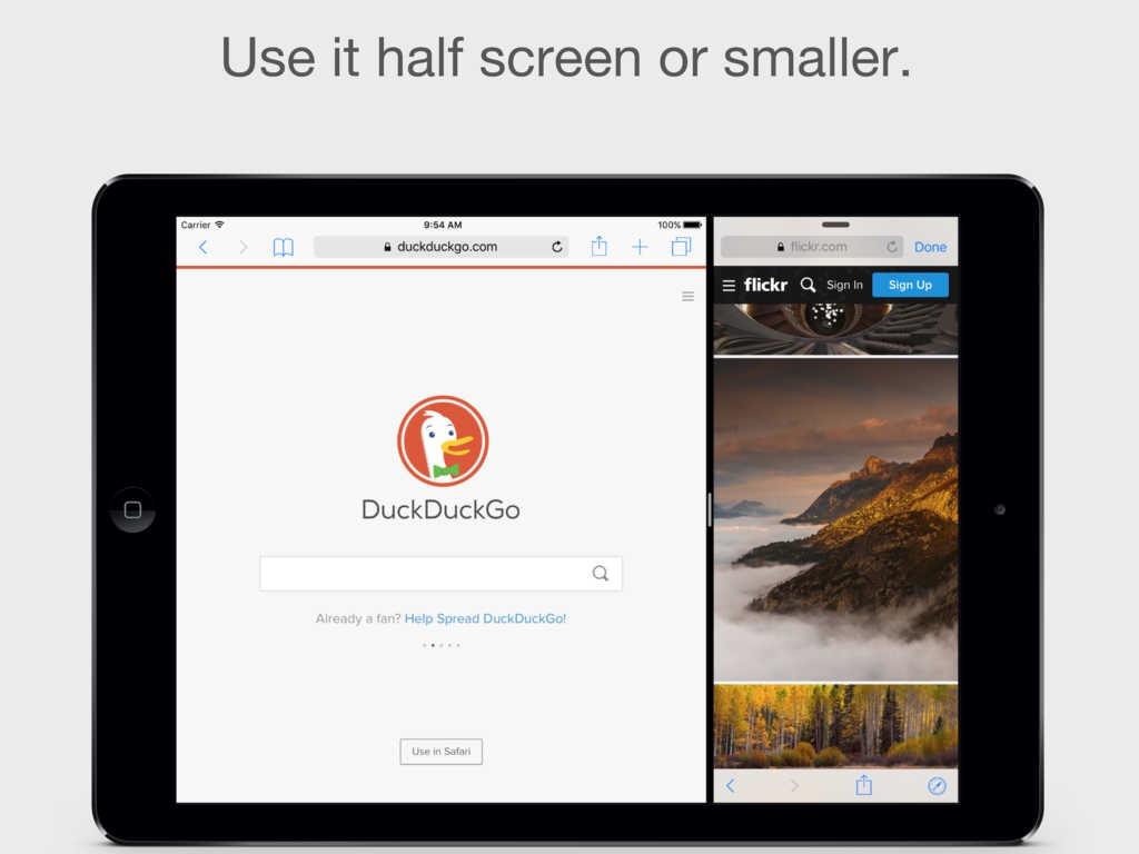 zwei safari browserfenster nebeneinander in ios 9 mac life