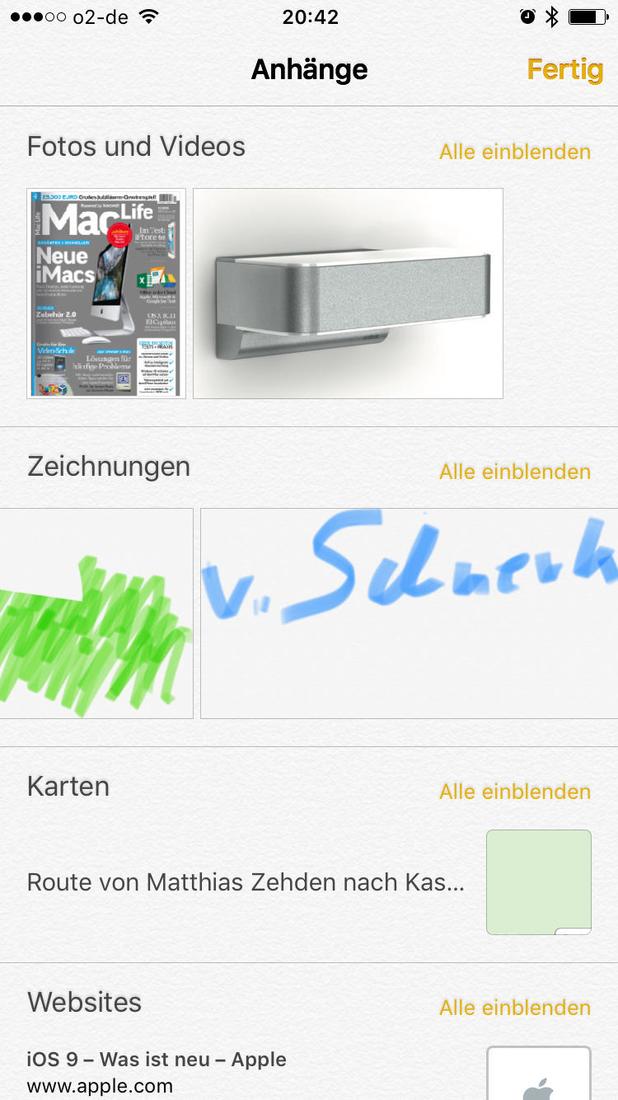 Notizen App In Ios 9 Die Besten Praxis Tipps Mac Life