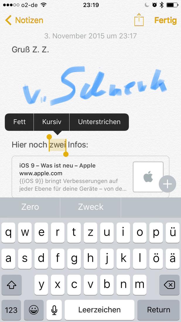 Notizen App In Ios 9 Die Besten Praxis Tipps Mac Life