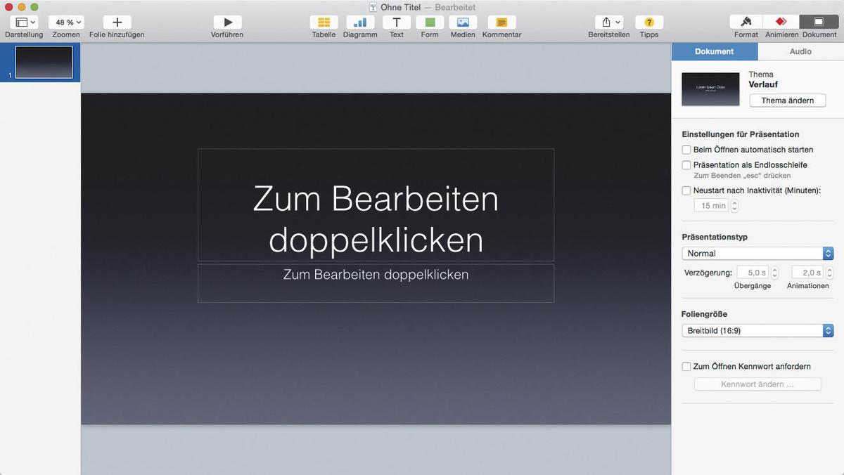 Keynote Tipps Zu Breitbild Animationen Gruppen Mac Life