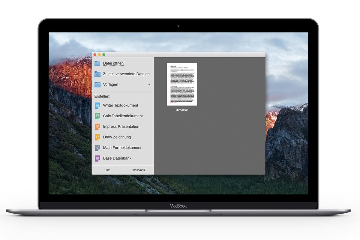 Kostenlose Office Alternative Libreoffice Im Uberblick Mac Life