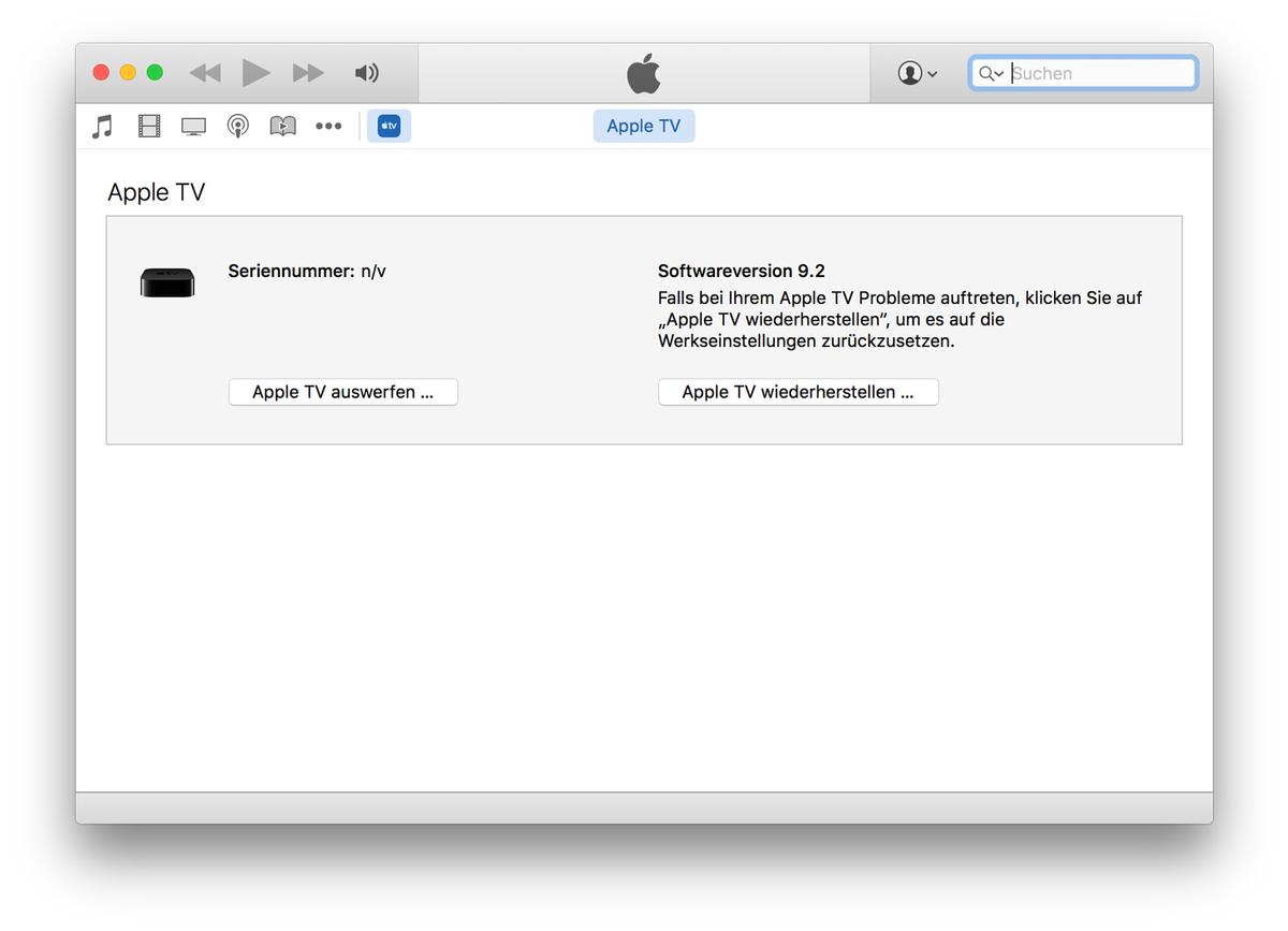 Apple TV 4 Den Recovery Modus aktivieren Mac Life