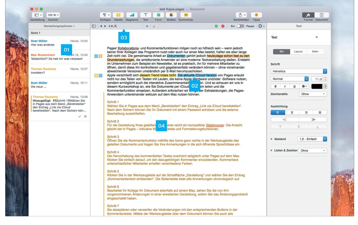 Dokumente in Pages gemeinsam bearbeiten so geht's Mac Life