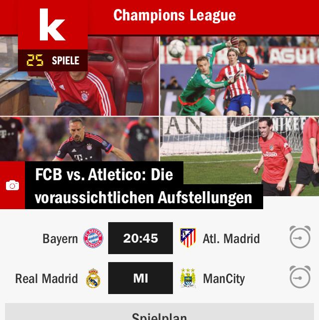Bundesliga Tabelle Live Ticker Als App Kicker Ist Unsere