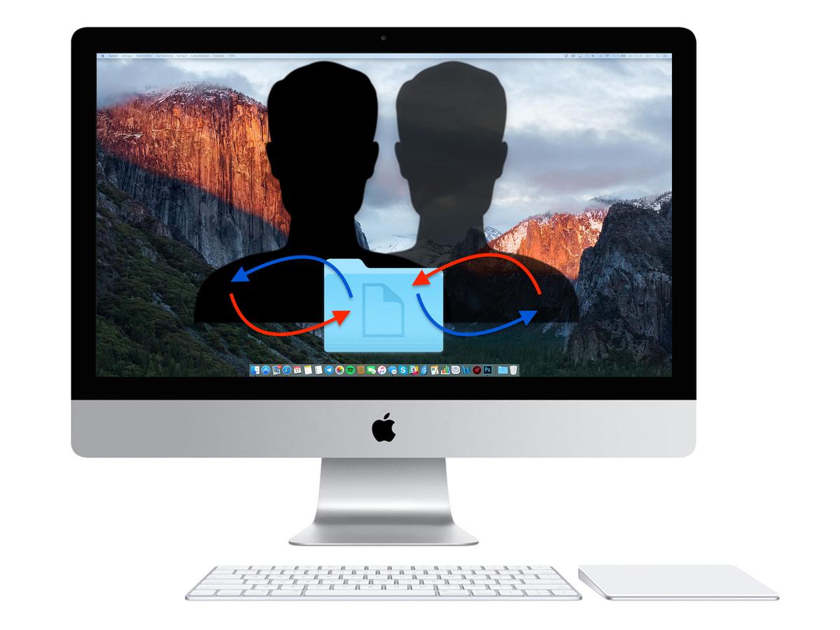 Dateien Teilen Auf Einem Mac Mit Mehreren Benutzerkonten So