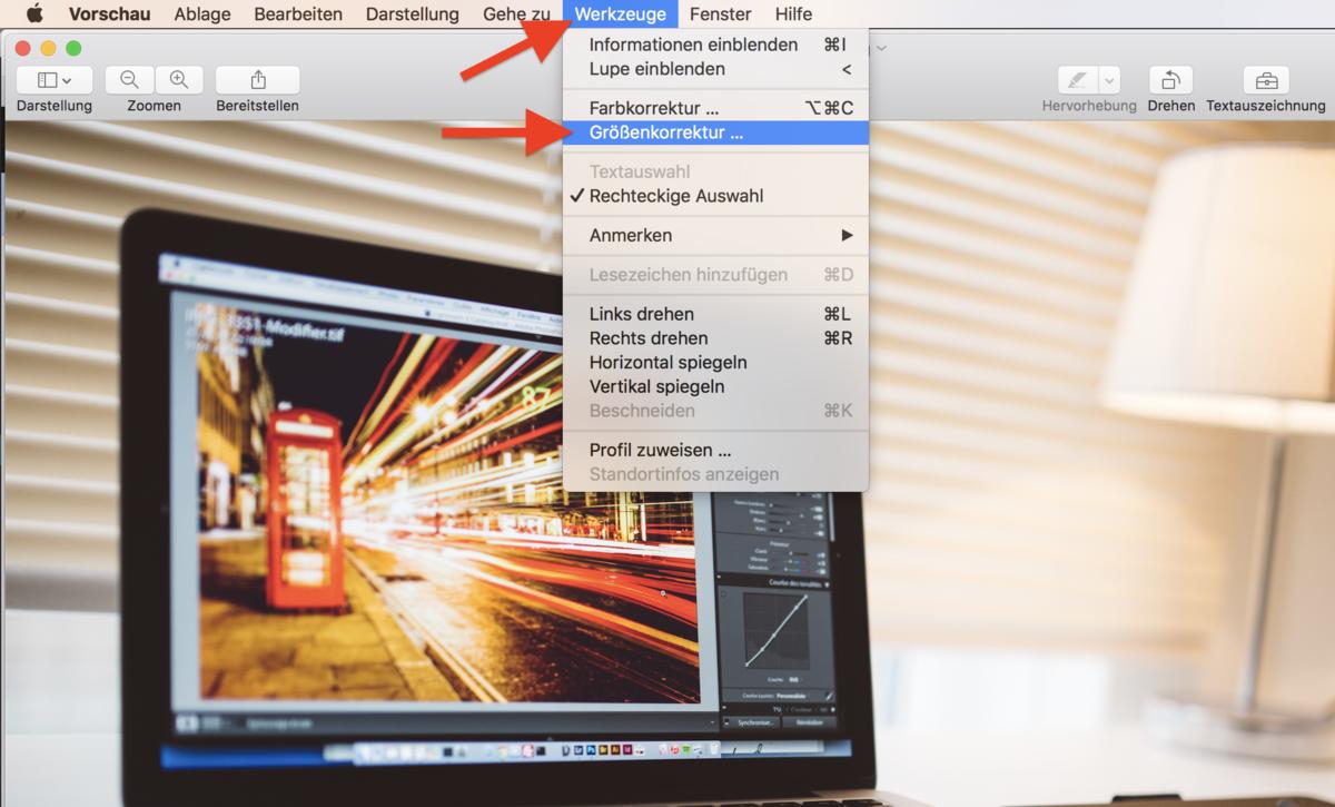 Bildgrosse Andern Mit Der Vorschau App So Geht S Mac Life