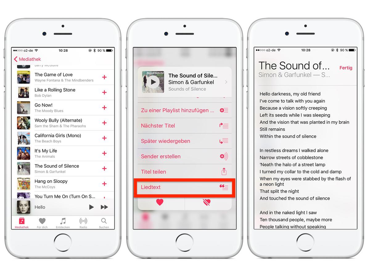 Songtexte in der iOS 10 Musik App anzeigen - so geht's | Mac Life