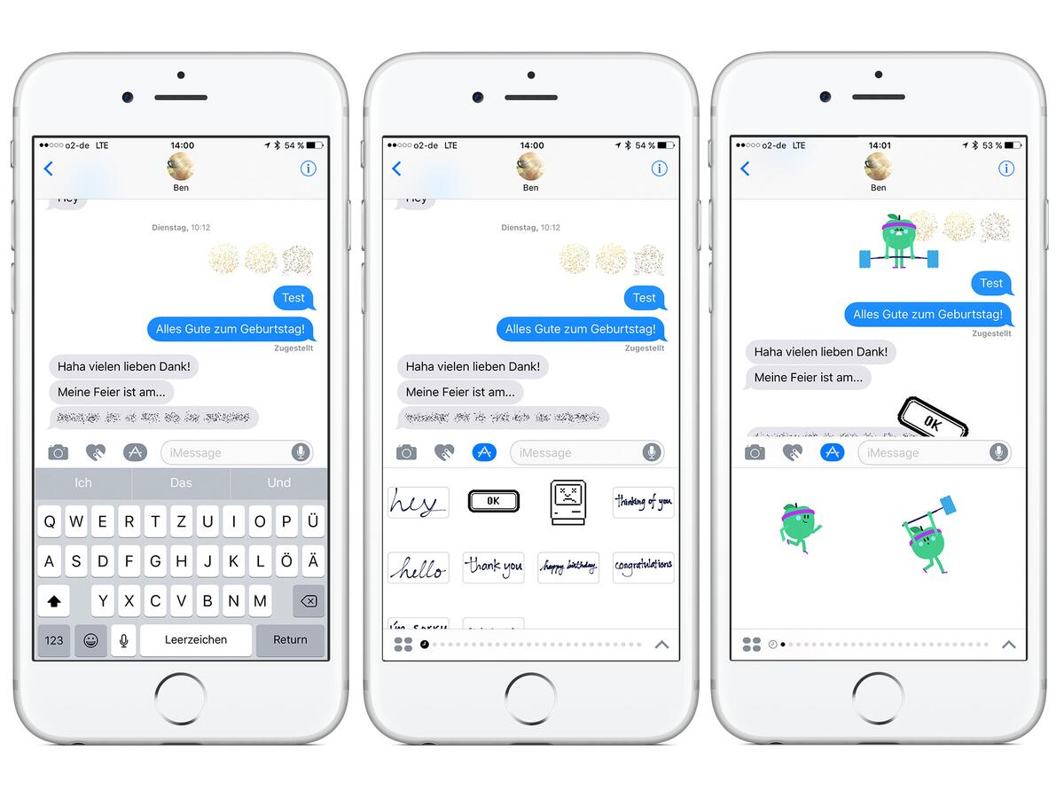 iOS 10 Sticker in iMessage richtig verwenden Mac Life