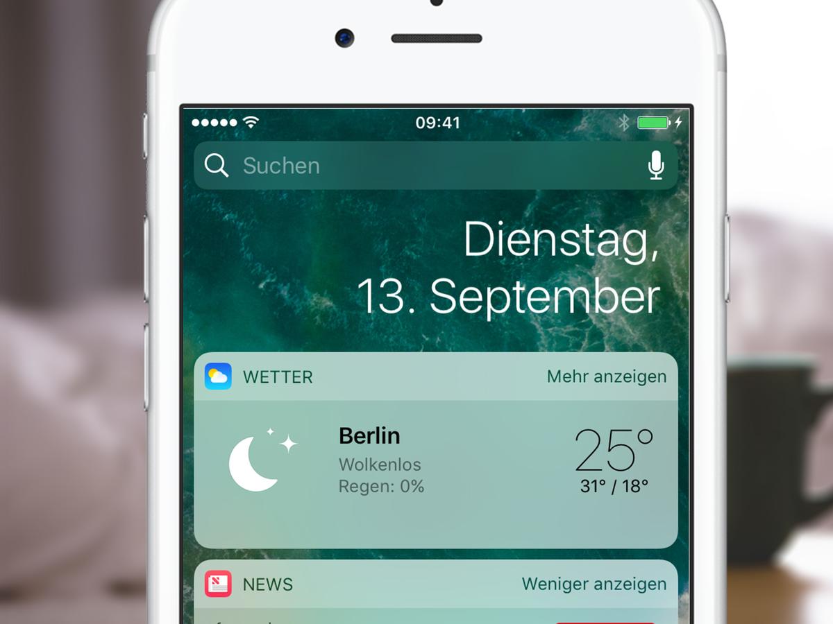Ios 10 Widgets Verwalten Am Iphone So Geht S Mac Life Und ich musste es zwischendurch einmal. ios 10 widgets verwalten am iphone